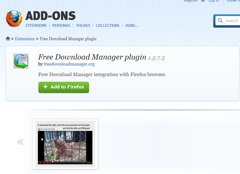 Free Download Manager Plugin For Firefox